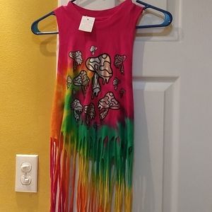 The dye mushroom shirt